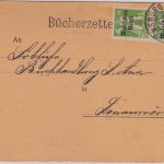 DR-Infla - 2x5 Pfg. By-Abschied/DR Bücherzettel Regensburg - Donauwörth 9.6.20