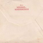 Dänemark - 15 Ö. Kogge u.a. Schiffspostbrief Dansk Søpost Warnemünde Gedser 1931