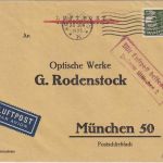 Dänemark - 40 Ö. Kogge Luftpostbrief Kopenhagen - München 1933