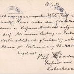 Dänemark - 10 Ö. Christian X Ganzsache Kopenhagen - Göttingenpostlagernd 1921