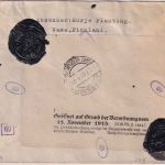 Finnland - 3 M. Wappen u.a. Einschreibebrief Vasa - Heidelberg 21.11.22 Zensur !