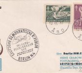 Finnland - DDR-Lufthansa Erstflug berlin-Leipzig Zuleitungspost 1957