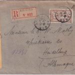 Frankreich - 50 C. Merson Einschreibbrief Amiens - Heidelberg 22.12.20 Zensur !
