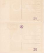 Frankreich - 20+35 Fr. Europa Maximumkarten ESST Paris 13.9.58