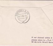 Frankreich - DDR-Lufthansa Erstflug Erfurt Dresden 1958 Zuleitungspost
