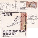 BRD - 3389 Braunlage 75 J. Wintersportplatz Masch.werbestpl. Karte n. Tölz 1979