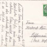 BRD - (16) Kirschhausen ü. Heppenheim Poststelle I entspr. Orts-AK 1958
