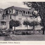 Niedersachsen - Bad Nenndorf Bundesbahn-Kurheim Kronprinz sw-AK 1956