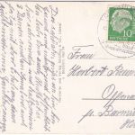 Niedersachsen - Bad Nenndorf Bundesbahn-Kurheim Kronprinz sw-AK 1956
