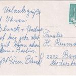 Brandenburg - Schönwalde Waldsiedlung HO-Gaststätte Schwanenkrug sw-AK ca. 1960