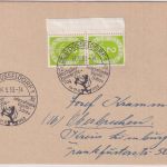 BRD - Düsseldorf 14.9.53 12. Dt. Zahnärztetag/XII. Int. Dentalschau Drucksache