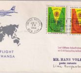 UNO New York - 4+11 C. Malariabekämpfung LH-Erstflug New York - Lima 1966