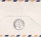 USA - 4x5 C. 25. Todestag Gebr. Mayo (Ärzte) LH-Erstflugbrief Los Angeles 1969