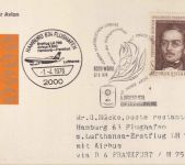Österreich - Wörgl 1976 SST Verein natürlichen Lebens LH-Erstflugkarte 1976