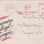 Bizone - Mannheim 29.11.48 4 Pfg. AFS "ATMOS" Fritzsching & Co. Drucksachenkarte