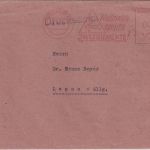 Bizone - Herrsching 25.9.48 4 Pfg. AFS "Heine Instrumente" Drucksachenbrief