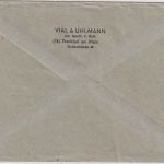 Bizone - Frankfurt a/M 1949 4 Pfg AFS "Vial & Uhlmann" (Pharma) Drucksache