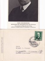 DR - Leverkusen IG-Werk/Marburg Emil v. Bering 2 Sonderkarten 1940