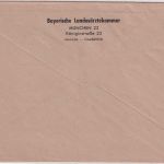 All.Bes. - München 5.6.46 Ärztekammer teilapt. 24 Pfg. AFS Brief n. Ergoldsbach