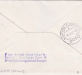 USA - 3x15 C. Sullivan Blindenlehrerin Erstflugbrief New York - Paris 1987