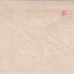 England - 1 P. Metermark + 1 1/2 P. George VI. Zensurbrief n. USA London 1944