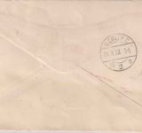 England - 2 1/2 P. + 1 1/2 P. Meter mark Luftpostbrief London - Berlin 1933