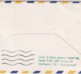 Jersey - Lufthansa-Erstflug Hannover/Kopenhagen Zuleitungspost 1971