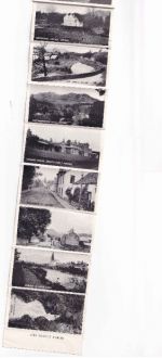 GB/Scotland - Comrie sw-Leporello (11 Ansichten) gelaufen 1929