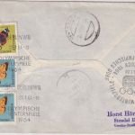 DDR - AUA Olympia-Sonderflug Wien Innsbruck Zuleitungspost Berlin 1964