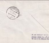 Luxemburg - AUA Olympia-Sonderflug FFM Innsbruck Zuleitungspost Luxemburg 1964
