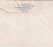 Niederlande - Melbourne Sommerolympiade 1956 Schmuck-FDC/R-Brief s'Gravenhage