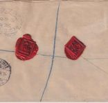 England - 2x2 1/2 P. Victoria Ganzsache+Zusatz/Einschreibebrief London 1900
