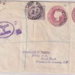 England - 3+2 P. Victoria Privatganzsache+Zusatz/Einschreibebrief London 1899