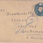 England - 2 1/2 P. George VI. Ganzsache/Brief Aylsham - Klenze 1946 Nachporto