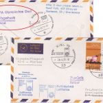 BRD - Olympiade 1972 Sonderflugpost SST Kiel - München 29.8.72 Nebenstpl.!