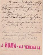 Italien - 10 C Victor E.III illustr. Firmenkarte Fabriano - Castel Maggiore 1904