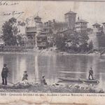 Italien - 2 C. Adler/Wappen Karte i.d. SCHWEIZ Turin 1905 Nachporto/verweigert