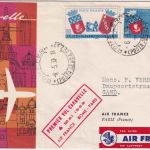 Italien - Air France Firstflight Rom/Paris Ableitung BELGIEN 6.5.59
