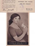 Italien - Termo dela Spezia Sonderkarte Friedenskongress Wien 1952
