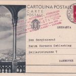 Italien - 75 C. Victor E.III Bildganzsache (Genua) Canazei di Fassa 1936