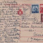 Italien - 3 L. Fackel Ganzsache+Zusatz Arona - Weiden 1946 US-Zensur