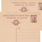 Italien/Somalia - 40/40 C. Victor E.III Antwortganzsache ungebraucht