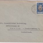 Liechtenstein - 30 Rp. Freimarke Brief Vaduz - Berlin 19.3.1930