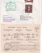 Liechtenstein - 3 Fr. 100. Geb. Johann II. FDC/Eil-R-Brief EST Vaduz 5.10.1940