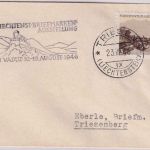 Liechtenstein - 3 Rp. Freimarke Drucksache Triesen - Triesenberg 1946