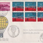 Liechtenstein - 30+10 Rp. Weltflüchtlingsjahr 1960 6er-Block u.a. Schmuckkuvert