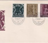 Liechtenstein - Weihnachten Schmuck-FDC Vaduz 2.12.1959