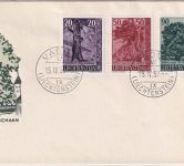 Liechtenstein - Bäume u. Sträucher III Schmuck-FDC Vaduz 15.4.1959