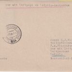 Liechtenstein - 10 Rp Fussball Karte/Zuleitungspost Leipzig Messesonderflug 1954