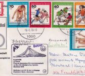 Berlin - Olympiade 1976 Sonderflug/Dt. Olympia-Mannschaft FFM - Montreal 9.7.76